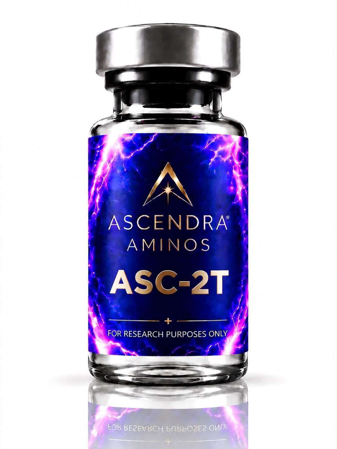 ASC-2T vial with official Ascendra Aminos label
