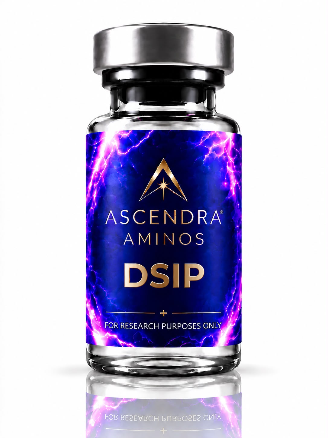 DSIP vial with official Ascendra Aminos label